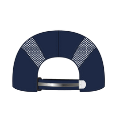 OTTO 133-1240 Reflective 6 Panel Running Cap - Navy - Navy / 6 1/2’’ - 7 5/8’’