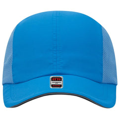 OTTO 133-1240 Reflective 6 Panel Running Cap - Neon Blue - Neon Blue / 6 1/2’’ - 7 5/8’’