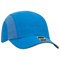 OTTO 133-1240 Reflective 6 Panel Running Cap - Neon Blue - Neon Blue / 6 1/2’’ - 7 5/8’’