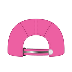 OTTO 133-1252 Reflective 5 Panel Running Cap - N. Pink - N. Pink / 6 1/2’’ - 7 5/8’’