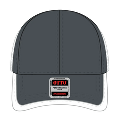 OTTO 133-1254 Upf 50+ 6 Panel Running Cap - Ch.Gry/Wht - Ch.Gry/Wht / 6 1/2’’ - 7 5/8’’