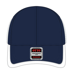 OTTO 133-1254 Upf 50+ 6 Panel Running Cap - Nvy/Wht - Nvy/Wht / 6 1/2’’ - 7 5/8’’