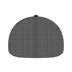 OTTO 135-1 ’OTTO Flex’ Fitted 6 Panel Low Profile Mesh Back Trucker Cap - Black