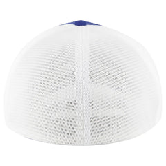 OTTO 135-1 ’OTTO Flex’ Fitted 6 Panel Low Profile Mesh Back Trucker Cap - Ryl/Wht