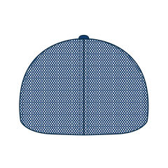 OTTO 135-2 ’OTTO Flex’ Fitted 6 Panel Low Profile Mesh Back Trucker Cap - Royal