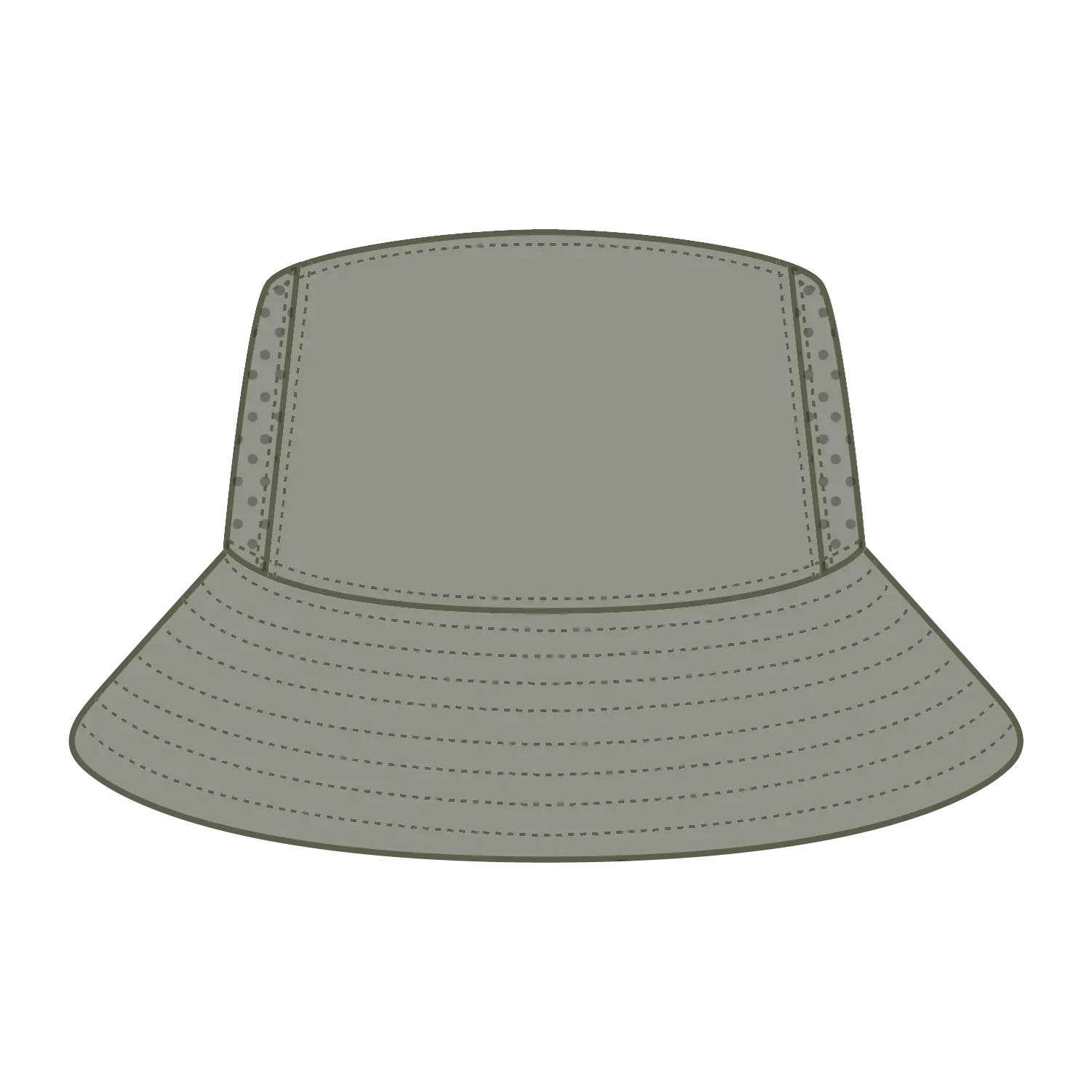 OTTO 14-1 Bucket Hat - Ol. Green - Ol. Green / 77 1/4’’ - 7 1/2’’