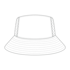 OTTO 14-1 Bucket Hat - White - White / 77 1/4’’ - 7 1/2’’