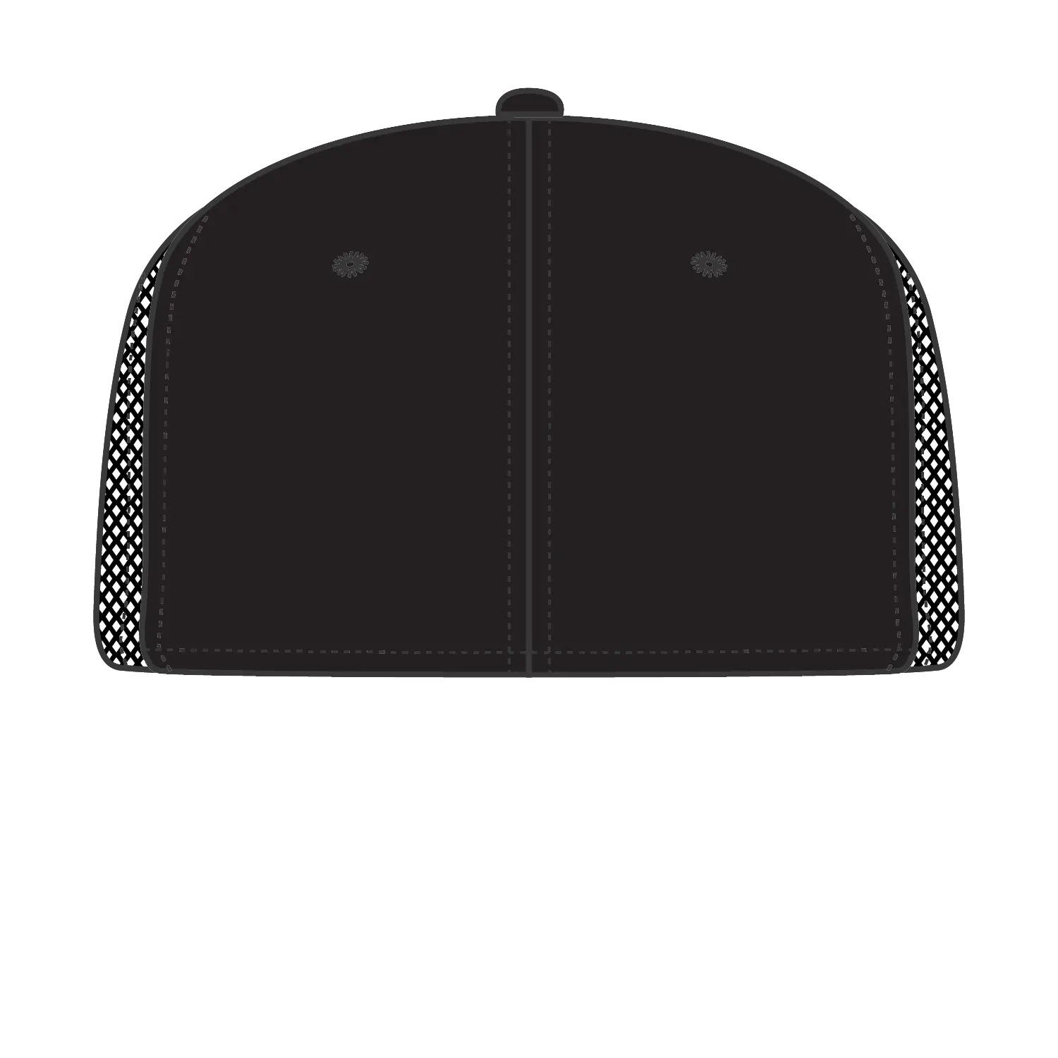 OTTO 141-1070 ’OTTO Snap’ 6 Panel Pro Style Mesh Back Trucker Snapback Cap - Cork/Blk - Cork/Blk / 6 1/2’’ - 7 5/8’’