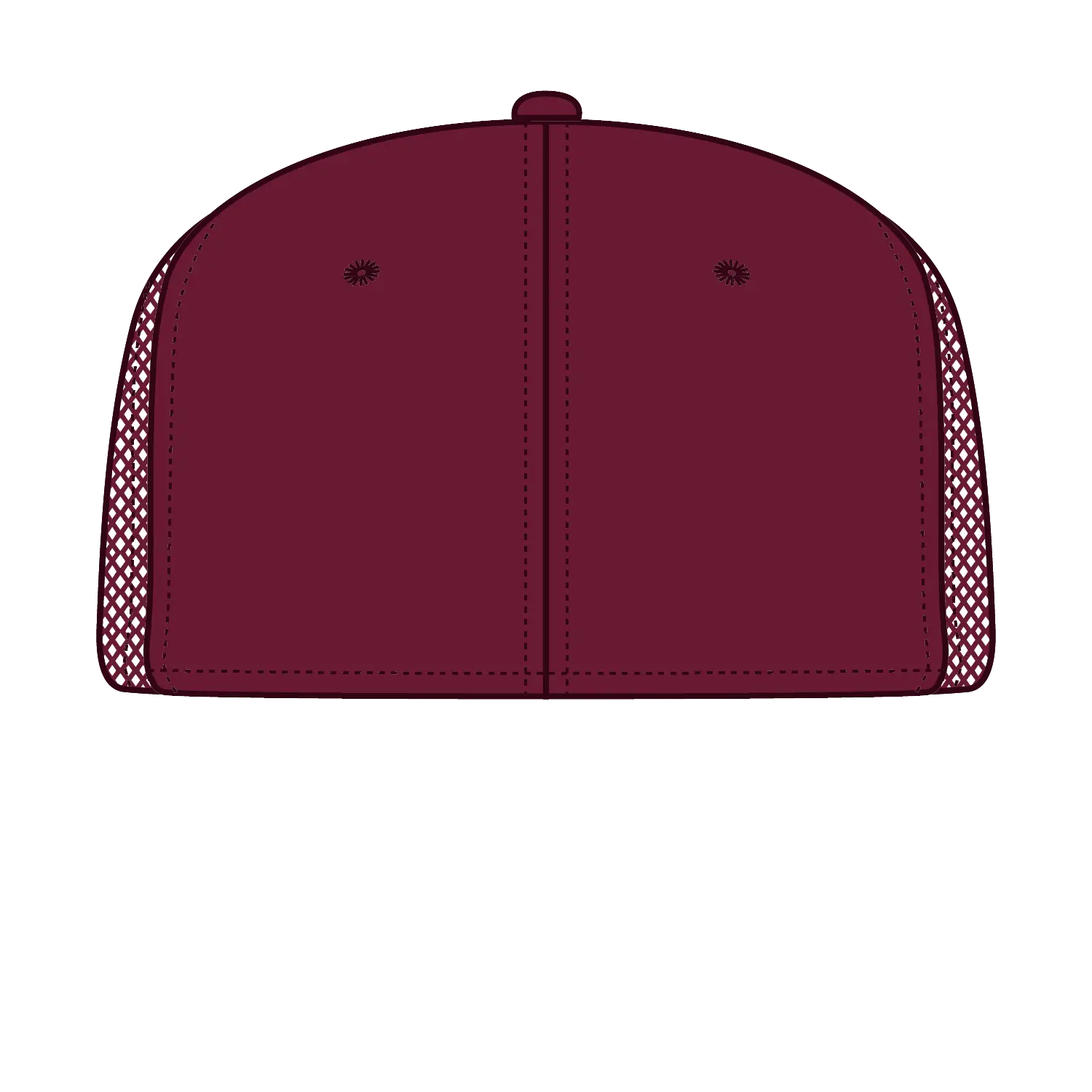 OTTO 141-1070 ’OTTO Snap’ 6 Panel Pro Style Mesh Back Trucker Snapback Cap - Cork/Bg Mrn - Cork/Bg Mrn / 6 1/2’’ - 7