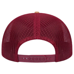 OTTO 141-1070 ’OTTO Snap’ 6 Panel Pro Style Mesh Back Trucker Snapback Cap - Cork/Bg Mrn - Cork/Bg Mrn / 6 1/2’’ - 7