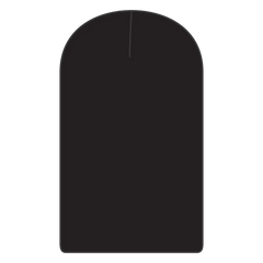 OTTO 146-1069 11 3/4’’ Comfort Slouch Beanie - Black - Black / 7 3/8’’ - 7 5/8’’