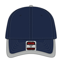 OTTO 147-1071 6 Panel Low Profile Baseball Cap - Nvy/Gry - Nvy/Gry / 6 1/2’’ - 7 5/8’’