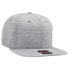OTTO 148-1218A ’OTTO Snap’ 6 Panel Mid Profile Snapback Cap - Heath. Gray - Heath. Gray / 6 1/2’’ - 7 5/8’’