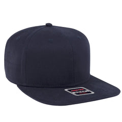 OTTO 148-1224 ’OTTO Snap’ 6 Panel Mid Profile Snapback Cap - Navy - Navy / 6 1/2’’ - 7 5/8’’