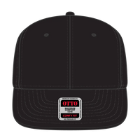 OTTO 148-1228 ’OTTO Comfy Fit’ 6 Panel Pro Style Snapback Cap - Black - Black / 6 1/2’’ - 7 5/8’’