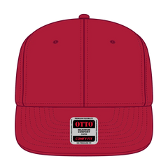 OTTO 148-1228 ’OTTO Comfy Fit’ 6 Panel Pro Style Snapback Cap - Red - Red / 6 1/2’’ - 7 5/8’’