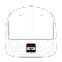 OTTO 148-1228 ’OTTO Comfy Fit’ 6 Panel Pro Style Snapback Cap - White - White / 6 1/2’’ - 7 5/8’’