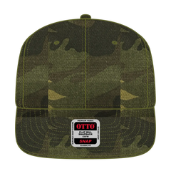 OTTO 148-1267 ’OTTO Snap’ 6 Panel Pro Style Snapback Cap - Camo 008 - Camo 008 / 6 1/2’’ - 7 5/8’’