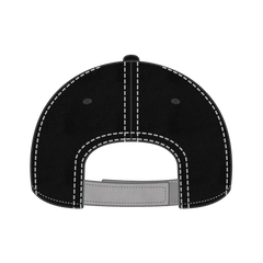 OTTO 149-1091 6 Panel Low Profile Dad Cap - Gry/Gry/Blk - Gry/Gry/Blk / 6 1/2’’ - 7 5/8’’