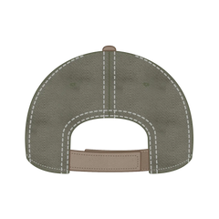 OTTO 149-1091 6 Panel Low Profile Dad Cap - Ol.Grn/Dk.Kha/Ol.Grn - Ol.Grn/Dk.Kha/Ol.Grn / 6 1/2’’ - 7 5/8’’