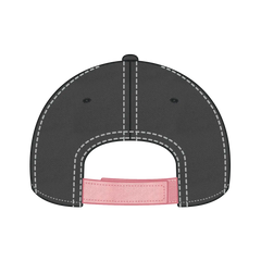 OTTO 149-1091 6 Panel Low Profile Dad Cap - Pnk/Pnk/Ch.Gry - Pnk/Pnk/Ch.Gry / 6 1/2’’ - 7 5/8’’