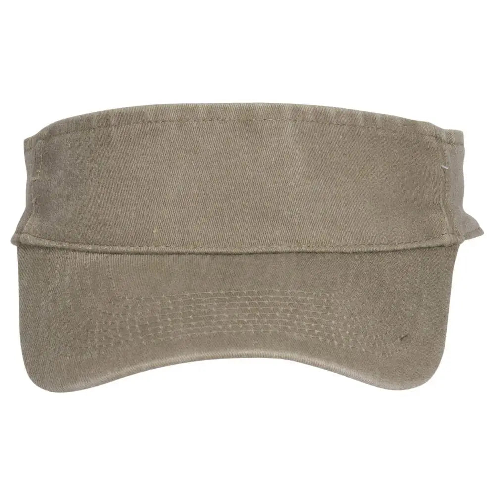 OTTO 15-279 ’OTTO Flex’ Fitted Sun Visor - Khaki - Khaki / 7 3/8’’ - 7 5/8’’