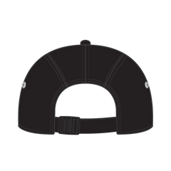 OTTO 151-1098 5 Panel Camper Cap - Black - Black / 6 1/2’’ - 7 5/8’’