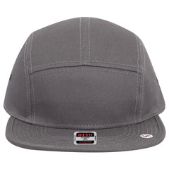 OTTO 151-1098 5 Panel Camper Cap - Char. Gray - Char. Gray / 6 1/2’’ - 7 5/8’’