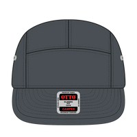 OTTO 151-1098 5 Panel Camper Cap - Char. Gray - Char. Gray / 6 1/2’’ - 7 5/8’’