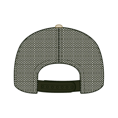 OTTO 154-1174 ’OTTO Snap’ 5 Panel Pro Style Mesh Back Trucker Snapback Cap - Cork/Ml Grn - Cork/Ml Grn / 7 3/8’’ - 7