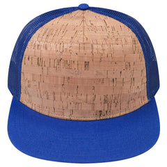 OTTO 154-1174 ’OTTO Snap’ 5 Panel Pro Style Mesh Back Trucker Snapback Cap - Ryl/Crk/Ryl - Ryl/Crk/Ryl / 7 3/8’’ - 7