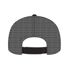 OTTO 154-1174 ’OTTO Snap’ 5 Panel Pro Style Mesh Back Trucker Snapback Cap - Black - Black / 7 3/8’’ - 7 5/8’’