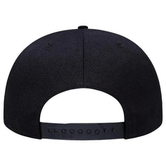 OTTO 158-1176 ’OTTO Snap’ 5 Panel Pro Style Snapback Cap - Black - Black / 6 1/2’’ - 7 5/8’’