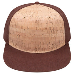 OTTO 158-1176 ’OTTO Snap’ 5 Panel Pro Style Snapback Cap - Brn/Crk/Brn - Brn/Crk/Brn / 6 1/2’’ - 7 5/8’’