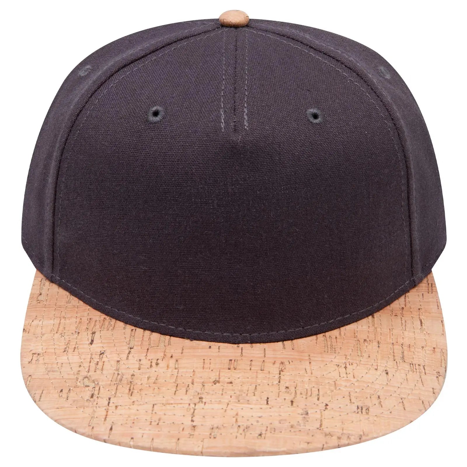 OTTO 158-1176 ’OTTO Snap’ 5 Panel Pro Style Snapback Cap - Cork/Ch Gry - Cork/Ch Gry / 6 1/2’’ - 7 5/8’’