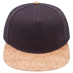 OTTO 158-1176 ’OTTO Snap’ 5 Panel Pro Style Snapback Cap - Cork/Ch Gry - Cork/Ch Gry / 6 1/2’’ - 7 5/8’’