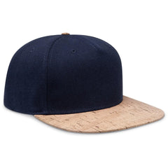 OTTO 158-1176 ’OTTO Snap’ 5 Panel Pro Style Snapback Cap - Cork/Nvy - Cork/Nvy / 6 1/2’’ - 7 5/8’’