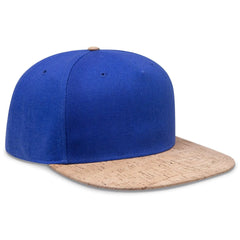 OTTO 158-1176 ’OTTO Snap’ 5 Panel Pro Style Snapback Cap - Cork/Ryl - Cork/Ryl / 6 1/2’’ - 7 5/8’’