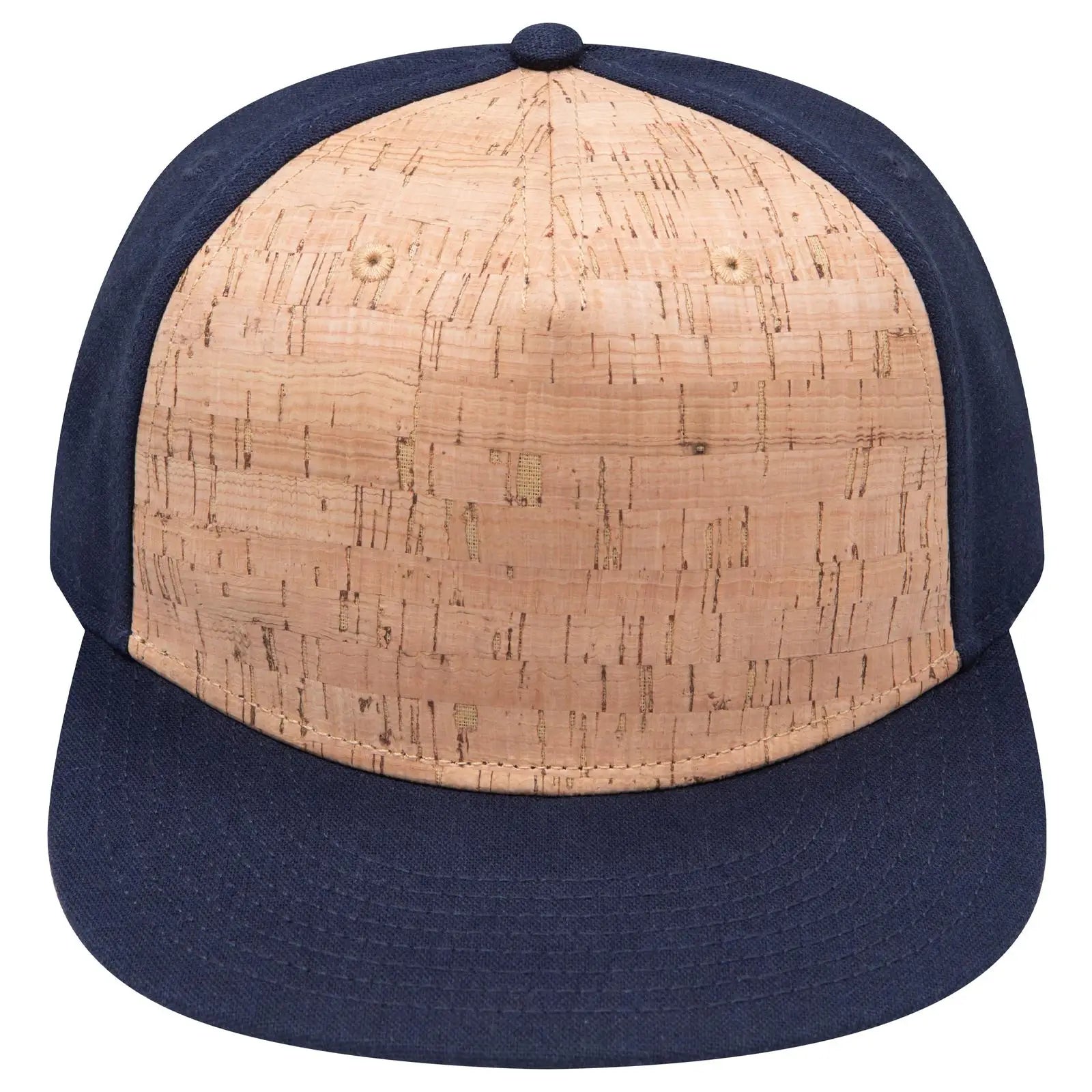 OTTO 158-1176 ’OTTO Snap’ 5 Panel Pro Style Snapback Cap - Nvy/Cork/Nvy - Nvy/Cork/Nvy / 6 1/2’’ - 7 5/8’’