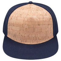 OTTO 158-1176 ’OTTO Snap’ 5 Panel Pro Style Snapback Cap - Nvy/Cork/Nvy - Nvy/Cork/Nvy / 6 1/2’’ - 7 5/8’’