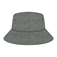 OTTO 16-1331 Bucket Hat - Char. Gray - Char. Gray / 77 1/4’’ - 7 1/2’’