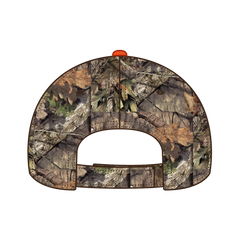 OTTO 171-1294 Mossy Oak Camouflage Sandwich Visor 6 Panel Low Profile Baseball Cap - Break Up Country - Break Up