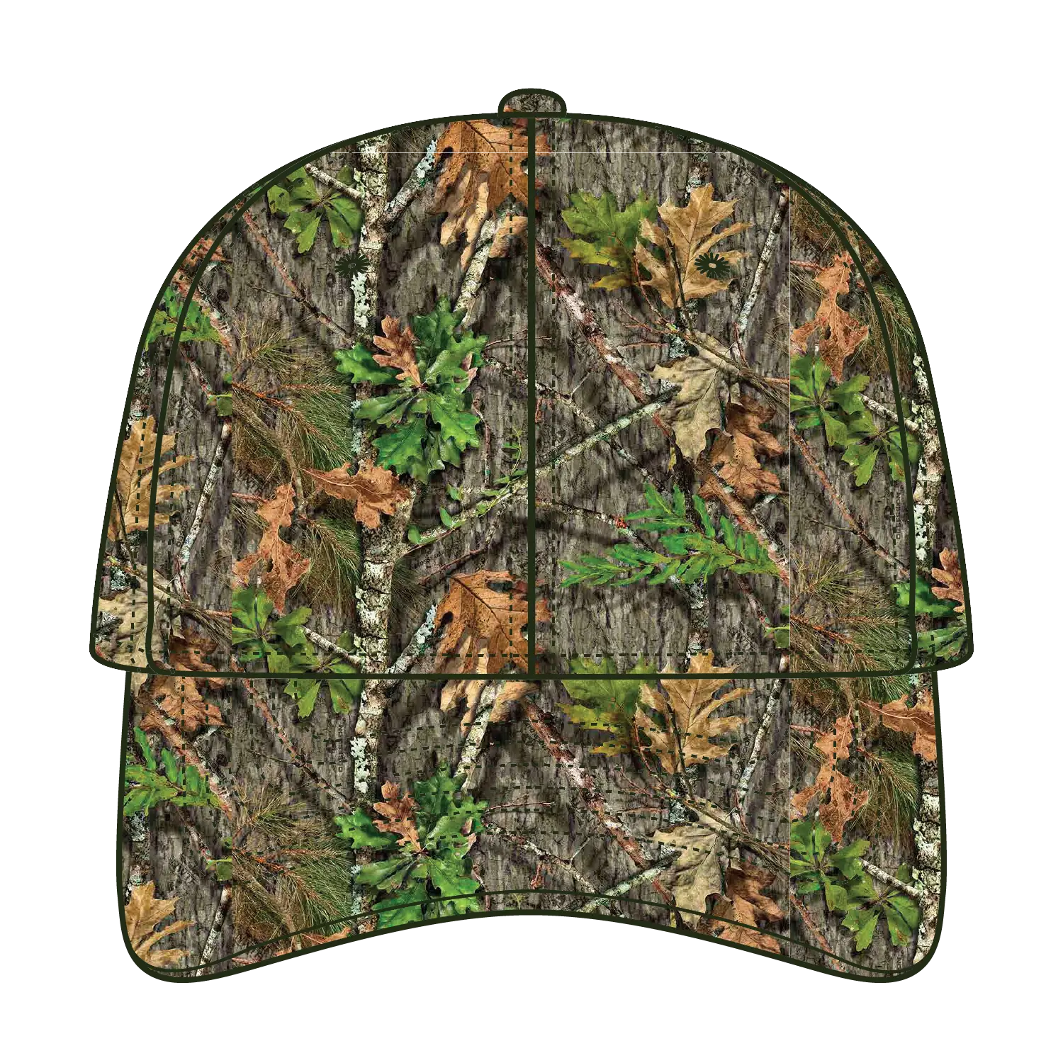 OTTO 171-1295 Mossy Oak Camouflage 6 Panel Low Profile Baseball Cap - Obsession - Obsession / 6 1/2’’ - 7 5/8’’