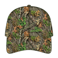 OTTO 171-1295 Mossy Oak Camouflage 6 Panel Low Profile Baseball Cap - Obsession - Obsession / 6 1/2’’ - 7 5/8’’