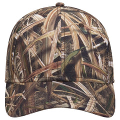 OTTO 171-1295 Mossy Oak Camouflage 6 Panel Low Profile Baseball Cap - Shadow Grass Blades - Shadow Grass Blades / 6