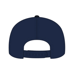 OTTO 172-1298 ’OTTO Snap’ 7 Panel Pro Style Mesh Back Trucker Snapback Cap - Navy - Navy / 7 3/8’’ - 7 5/8’’