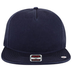 OTTO 176-1315 5 Panel Low Profile Dad Cap - Navy - Navy / 6 1/2’’ - 7 5/8’’