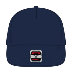 OTTO 176-1315 5 Panel Low Profile Dad Cap - Navy - Navy / 6 1/2’’ - 7 5/8’’