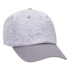 OTTO 18-1231A 6 Panel Low Profile Baseball Cap - Gry/H. Gry - Gry/H. Gry / 6 1/2’’ - 7 5/8’’