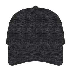 OTTO 18-1231A 6 Panel Low Profile Baseball Cap - Heath. Black - Heath. Black / 6 1/2’’ - 7 5/8’’